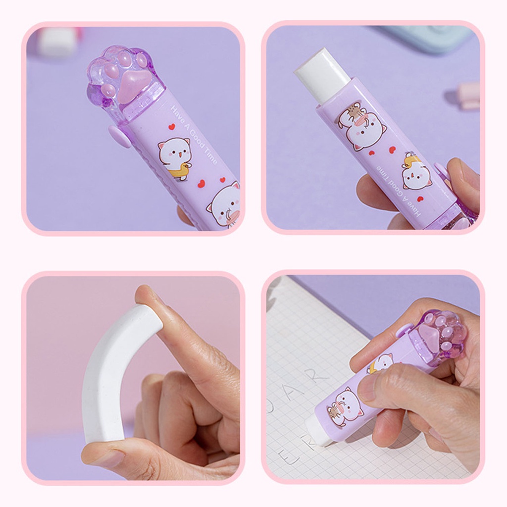 Gôm Tẩy Dạng Đẩy Dễ Thương Sáng Tạo