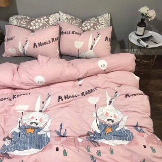 Bộ ga gối cotton poly