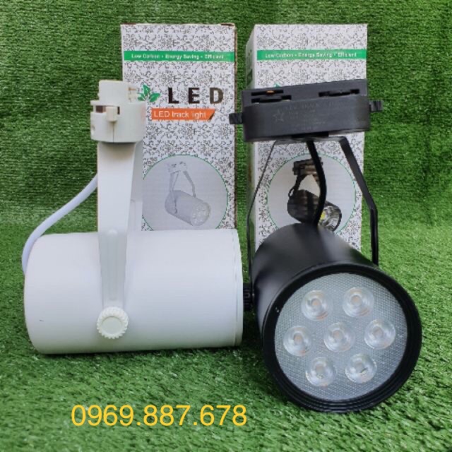 Đèn rọi tranh rọi ray shop quần áo loại tốt, đèn ray 7w