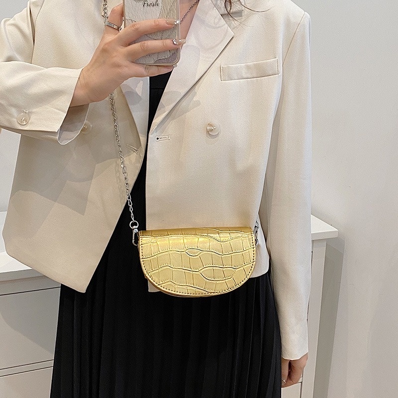 Túi Xách Đeo Chéo Dây Xích Thời Trang Mùa Hè 2022 GYLXB1397