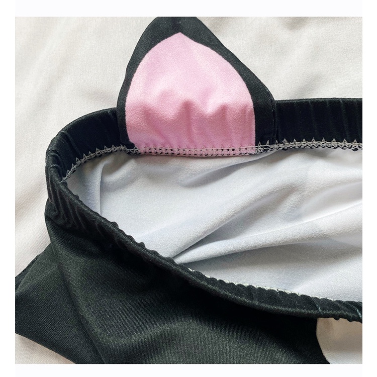 DUNEA Women's Three-dimensional Cat Ears Cartoon Girl Underwear