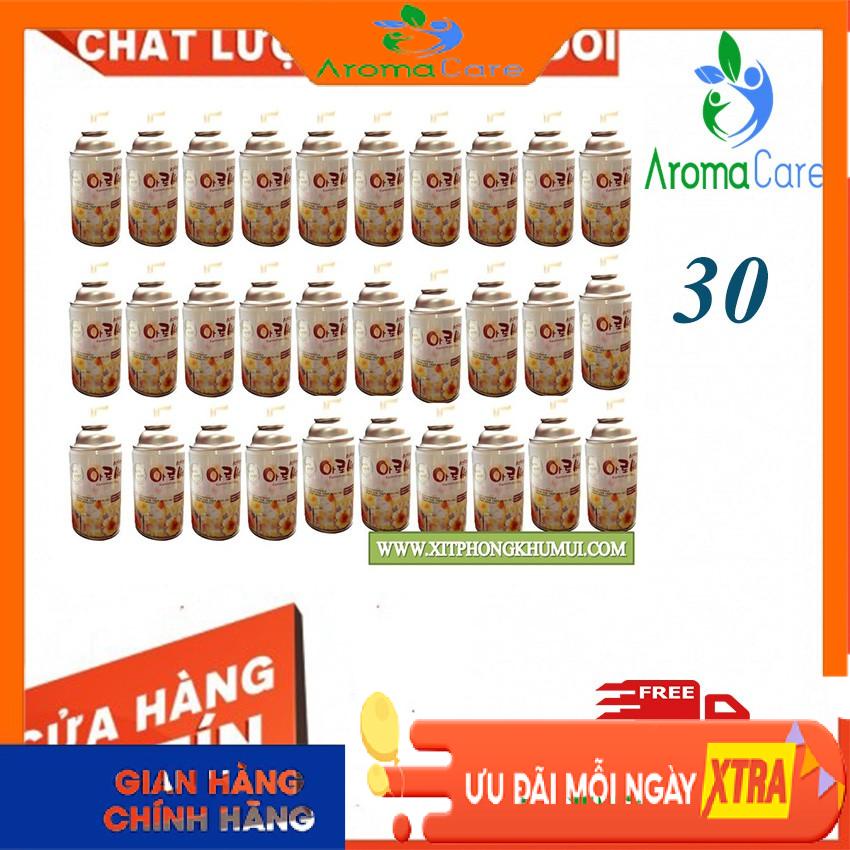 Combo 30 chai xịt phòng aroce aromatherapy lắp trong máy xịt nước hoa tự động thơm phòng