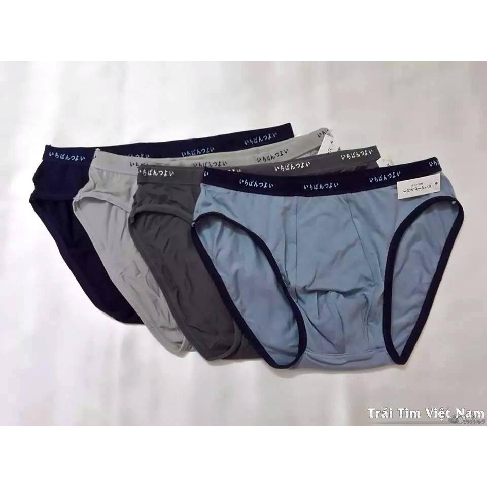 Quần Lót, Quần Chip Nam Cotton Nhật Cao Cấp (hàng loại 1 vải co dãn 4 chiều cực mát)