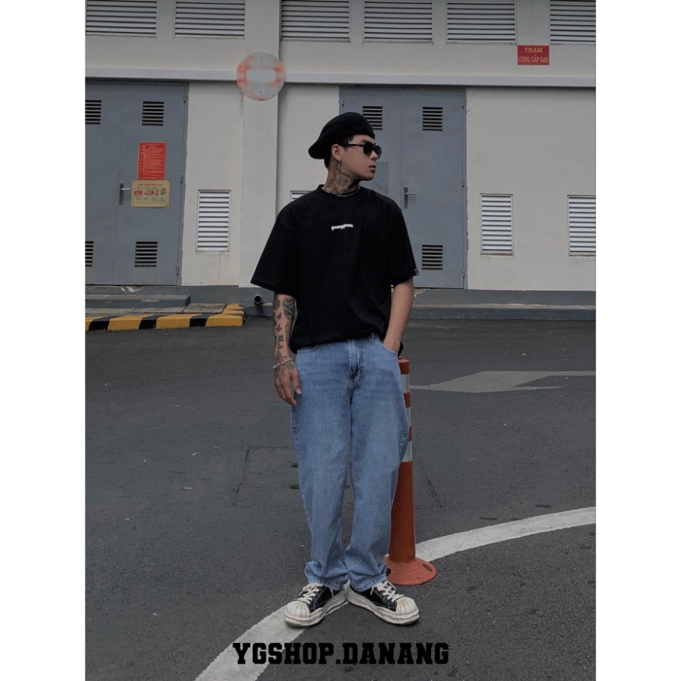 Quần Jeans Ống Rộng Young Green Relaxed Fit Jeans - Retro