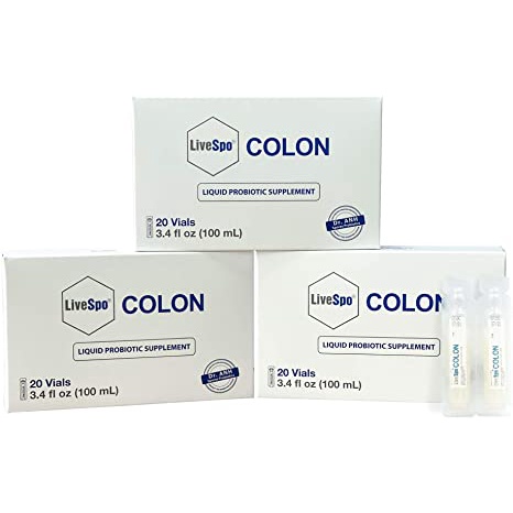 Livespo Colon - hộp 20 ống- có chứa các lợi khuẩn giúp cân bằng lại hệ vi sinh đường ruột, giúp đường ruột bé khoẻ mạnh
