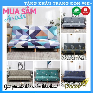 [Hàng sẵn, tặng 1 vỏ gối] Tấm bọc, vỏ bọc sofa giường Mary Decor co giãn dễ sử dụng đủ kích thước