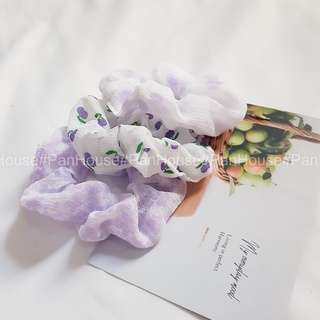 Set Dây buộc tóc Scrunchies 5 chiếc Tím Mơ Màng 2022