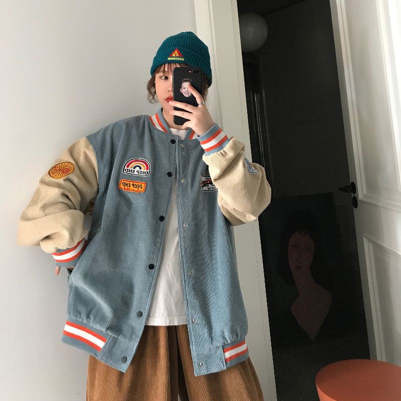 Áo khoác bóng chày ulzzang ⚾ | BigBuy360 - bigbuy360.vn