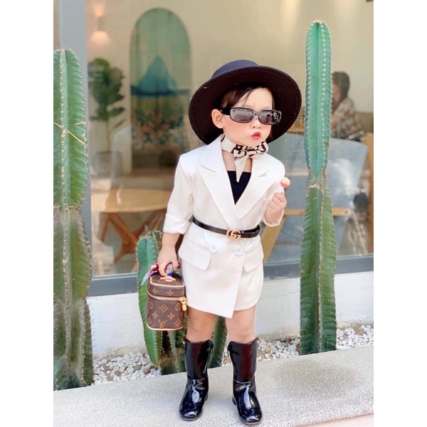 Túi Lv Dạng hộp kèm khăn cho bé