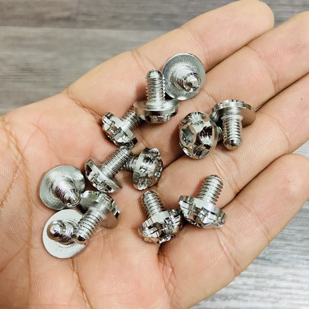 Ốc salaya inox lắp dàn áo, gác chân, đĩa phuộc xe máy từ 4ly, 5ly, 6ly, 8ly đầy đủ kích thước
