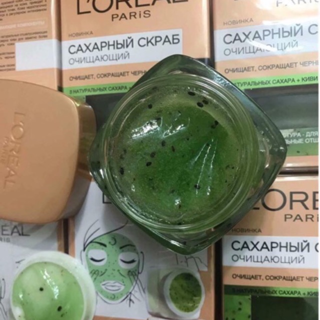 tẩy da chết kiwi l’oreal
