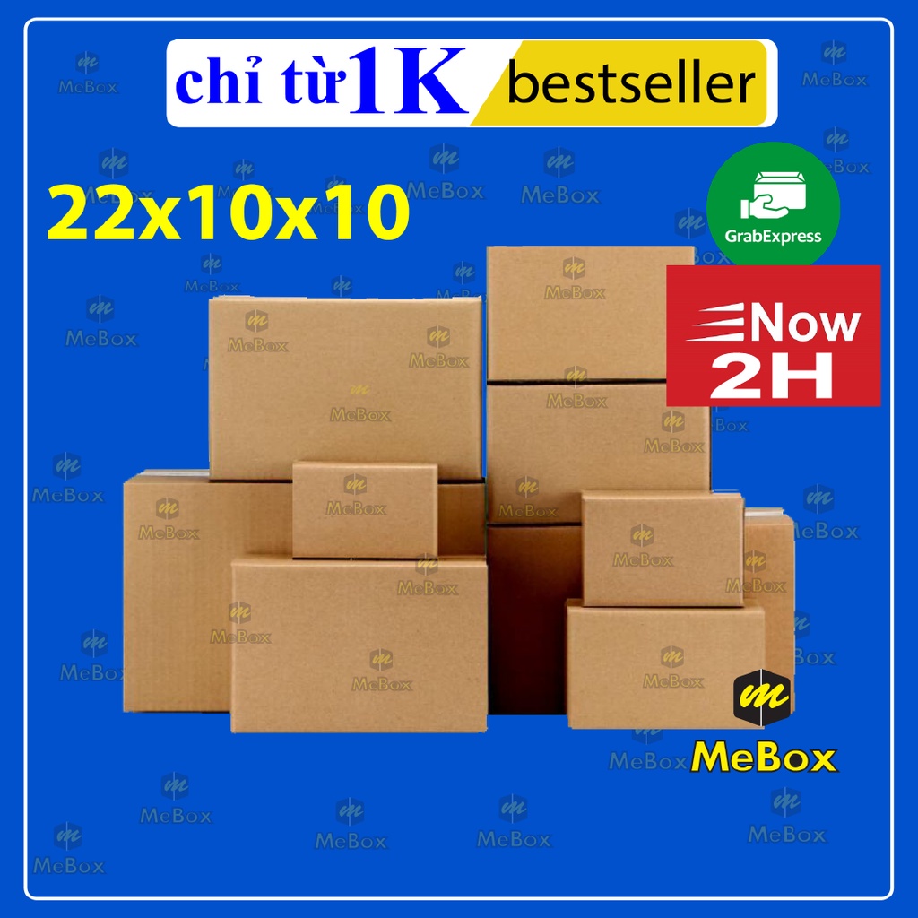 Hộp carton 22x10x10