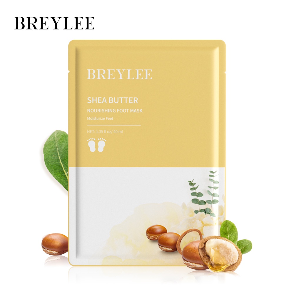 Mặt nạ bàn chân BREYLEE 1.35floz/40ml dưỡng ẩm chăm sóc làm trắng da