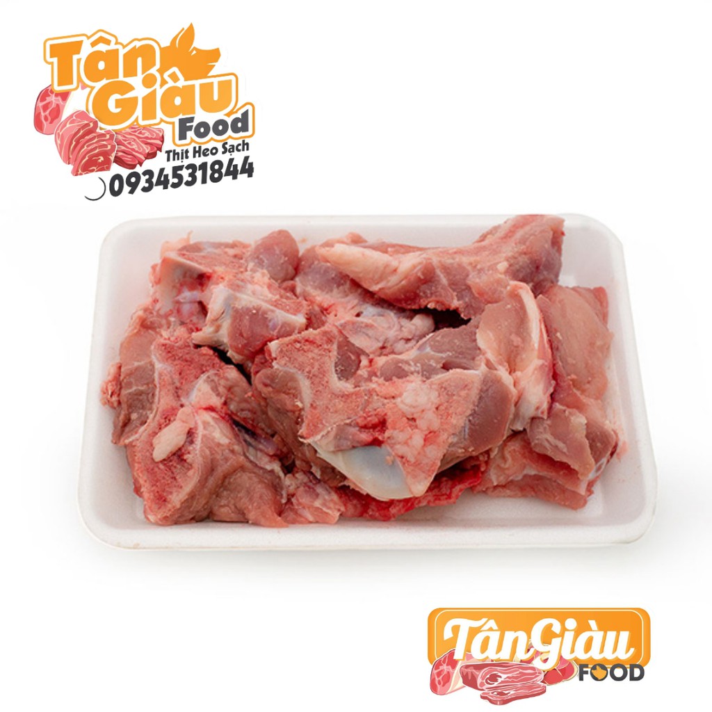 1 Kg Xương Đuôi Heo Tươi - Thịt Heo Nóng Tân Giàu Food - Giao Nhanh HCM 2h.