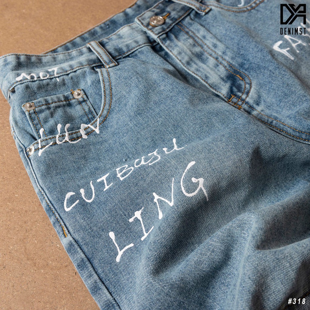 Quần Short Nam SUN DENIMST 318 Chất Liệu Jean, Dáng Slim Fit