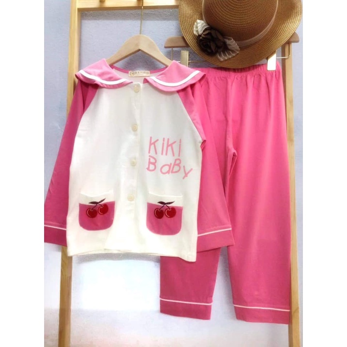 BỘ THUN DÀI TAY BÉ GÁI PYJAMA