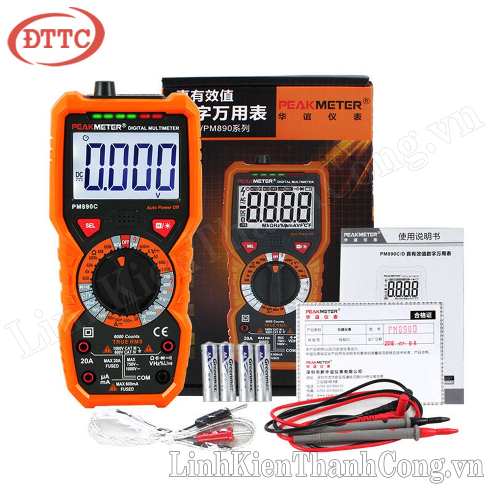 Đồng Hồ Vạn Năng PM890
