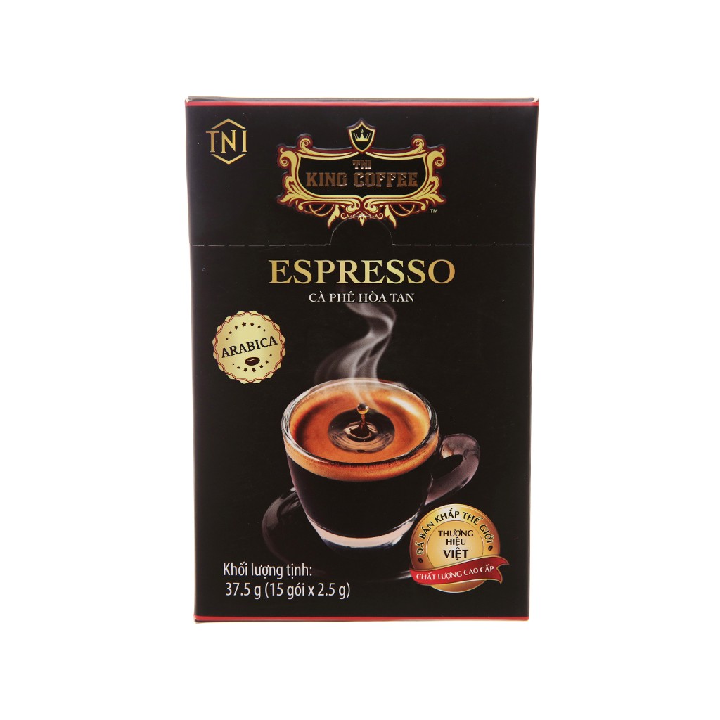 Cà phê đen TNI King Coffee Espresso 37.5g