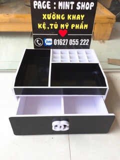 Kệ mỹ phẩm 25cm đen