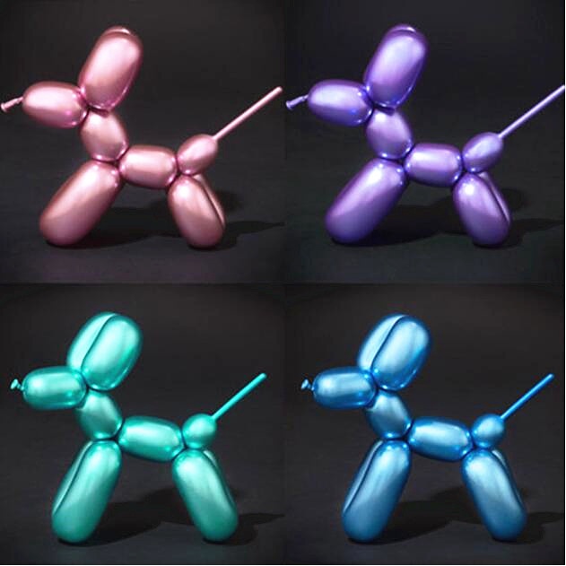 1 Bong Bóng Dài Bằng Kim Loại Màu Sắc Thần Kì Dùng Trang Trí Bó Hoa Cho Trẻ Em DIY