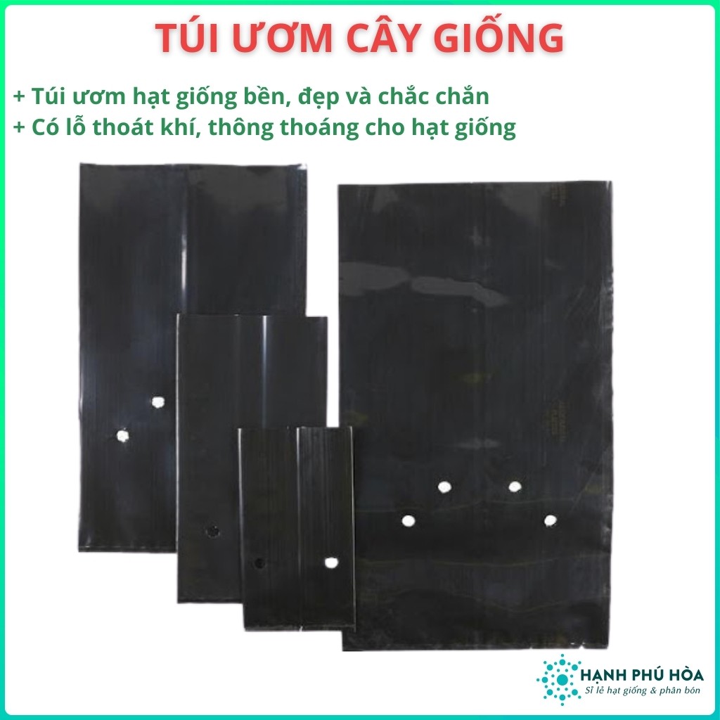 Túi Ươm Cây Giống-1kg-Chăm sóc Cây Giống- Chăm Sóc Cây-Trồng-Có lỗ thoáng nước- Đẹp-Bền