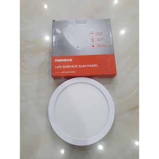 Đèn LED Panel ốp trần nổi tròn NANOCO 12w,18W,24w