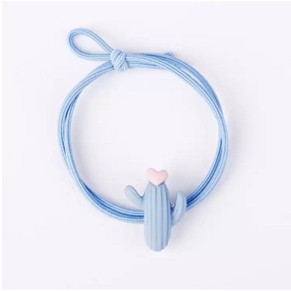 Dây buộc tóc đính cây xương rồng cực xinh xắn