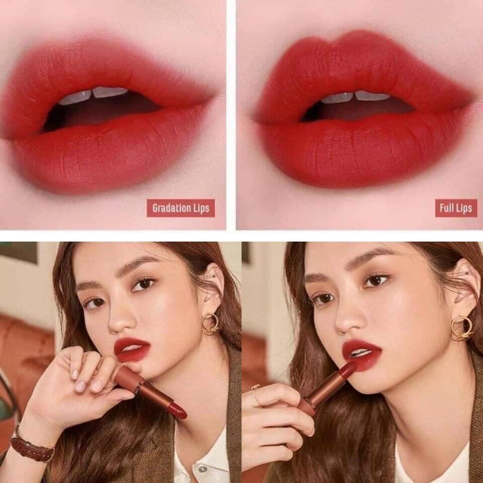 [ Espoir ] Son thỏi Nowear Gentle Matte màu Red Meets Cafe RD203