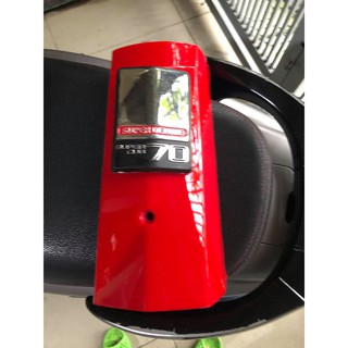 mặt nạ DD đỏ+tem xi cho honda DD70