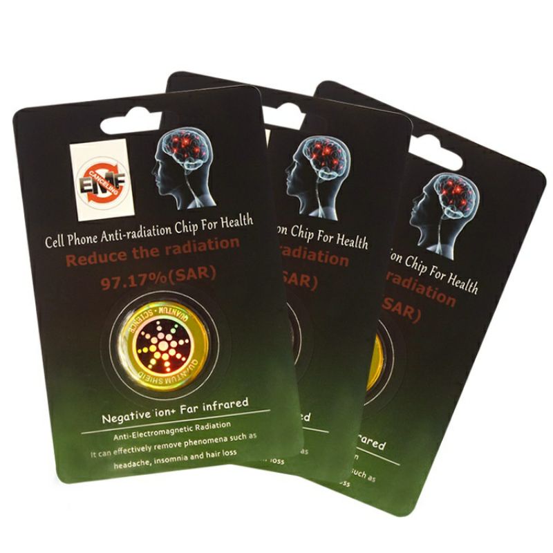 Miếng Chip Dán Ngăn Cản Bức Xạ Điện Từ, triệt sóng, giúp tiết kiệm năng lượng Nhật Bản - Hàn Quốc