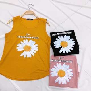 Áo hoa cúc chất cotton giấy siêu mềm, siêu mát