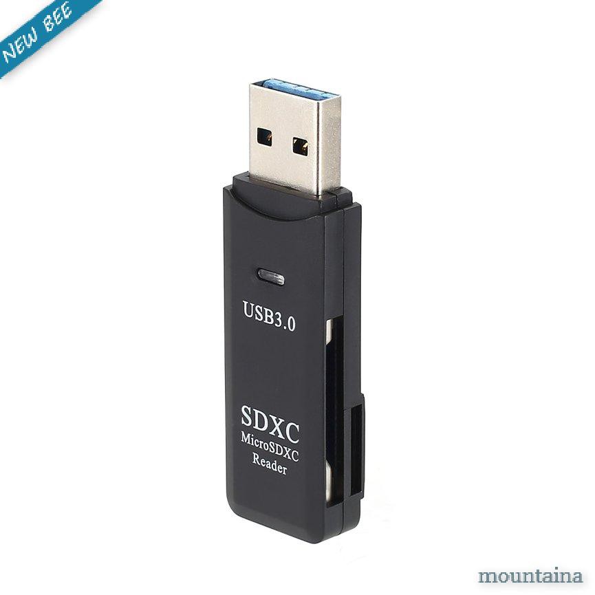 Đầu Đọc Thẻ Nhớ Micro Sd + Sdxc 2 Trong 1 Usb 3.0