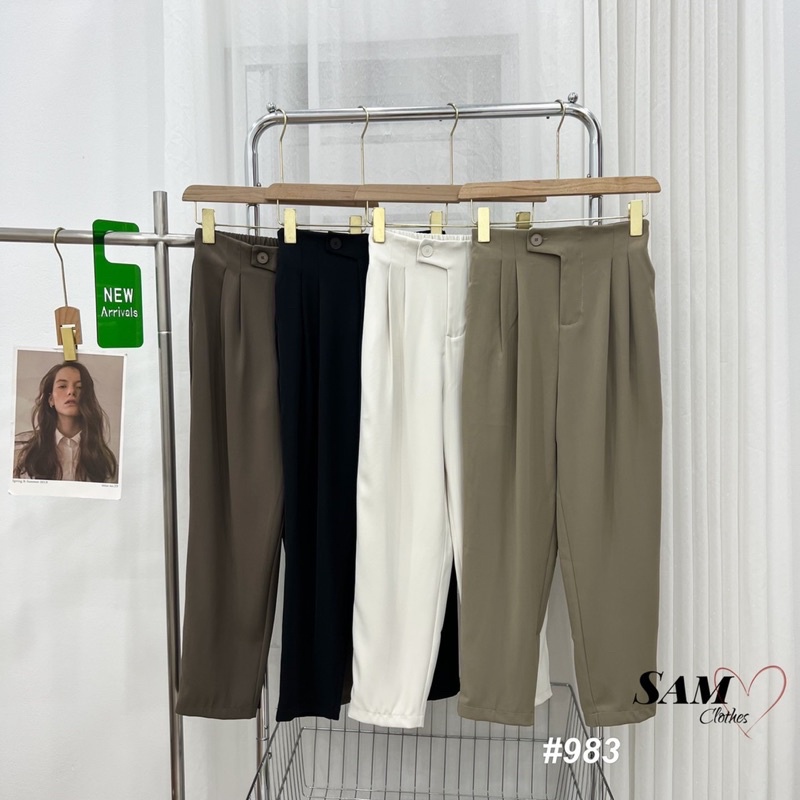 Quần 983 baggy chun sau