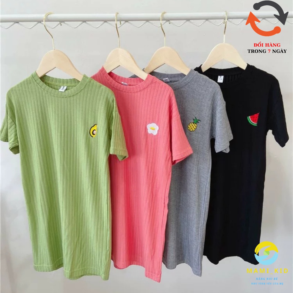 Váy Bé Gái Thun Tăm, Váy Body Cho Bé giãn mạnh, Lên Dáng siêu xinh 12-40kg,Shop  Mamikid