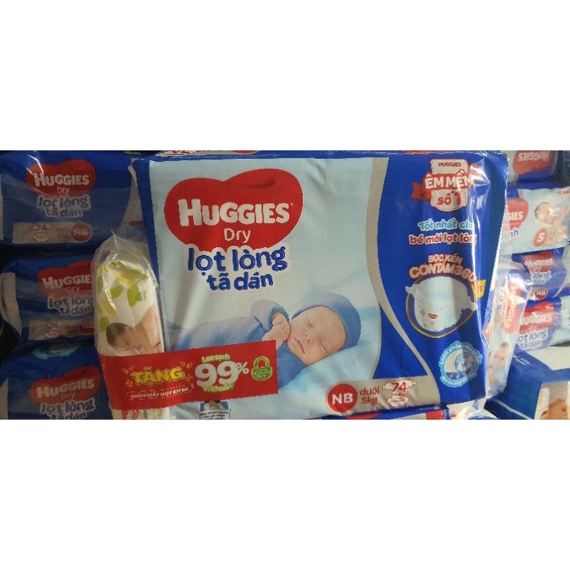 Bỉm huggies dán XS58/XS74