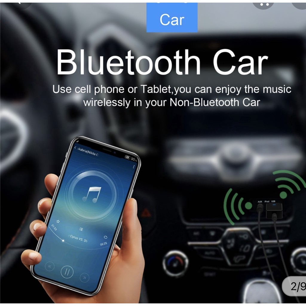 USB thu phát sóng tín hiệu Bluetooth 5.0 + phụ kiện dành cho loa