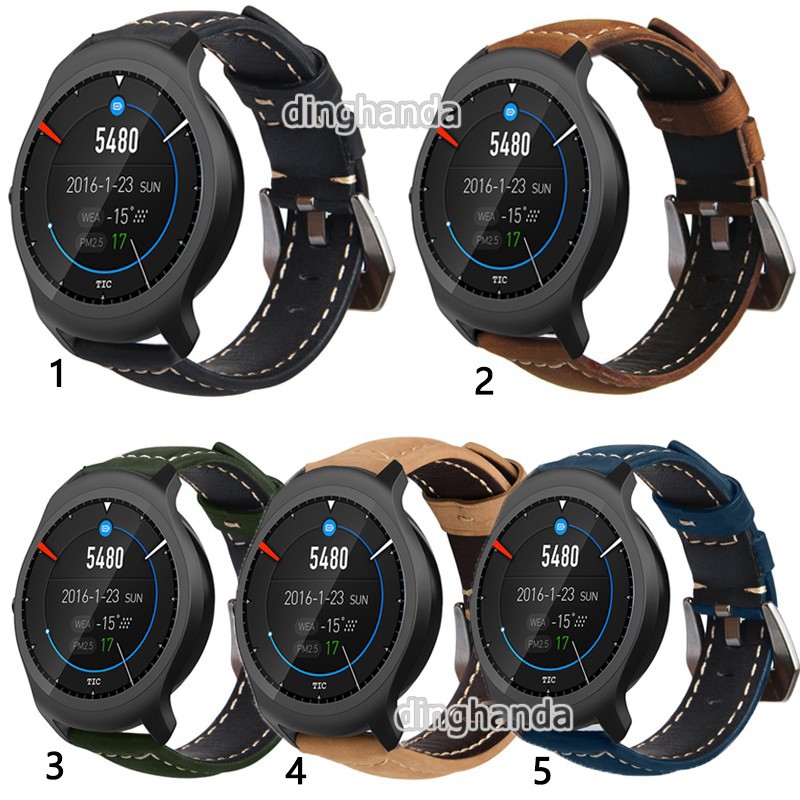 Dây da thật thay thế cho Ticwatch 2