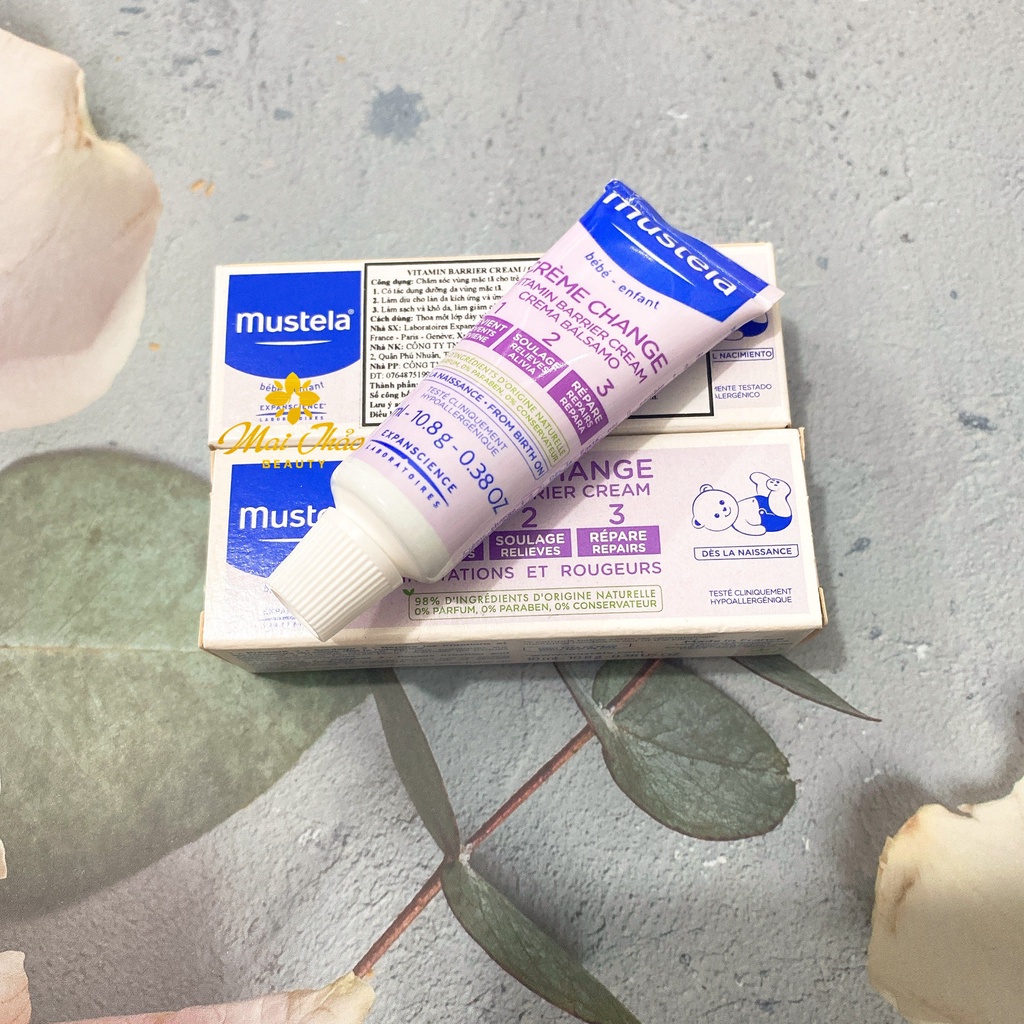 Kem Dưỡng Da Chống Hăm Tã Cho Trẻ Sơ Sinh & Em Bé Mustela (10Ml)
