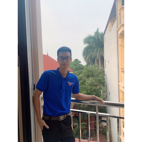 Áo thun đoàn thanh niên chất vải cá sấu, áo polo nam nữ