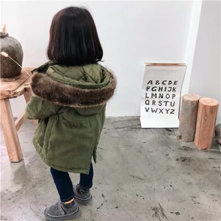 Áo parka cho bé