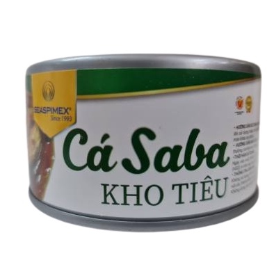 Thực phẩm đóng hộp các loại : cá ngừ xốt cay/cá ngừ ngâm dầu/cá saba kho tiêu/thịt xay/heo 2 lát/bò 2 lát