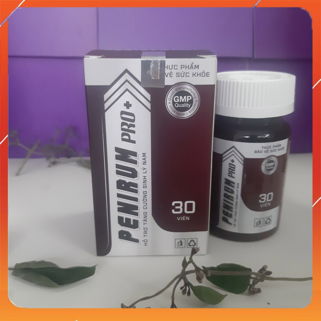 Viên Sinh Lý PENIRUM PRO - Làm Chủ Thời Gian Phục Hồi Sinh Lực Bạn Tình Lên Đỉnh - Chính Hãng 30 Viên