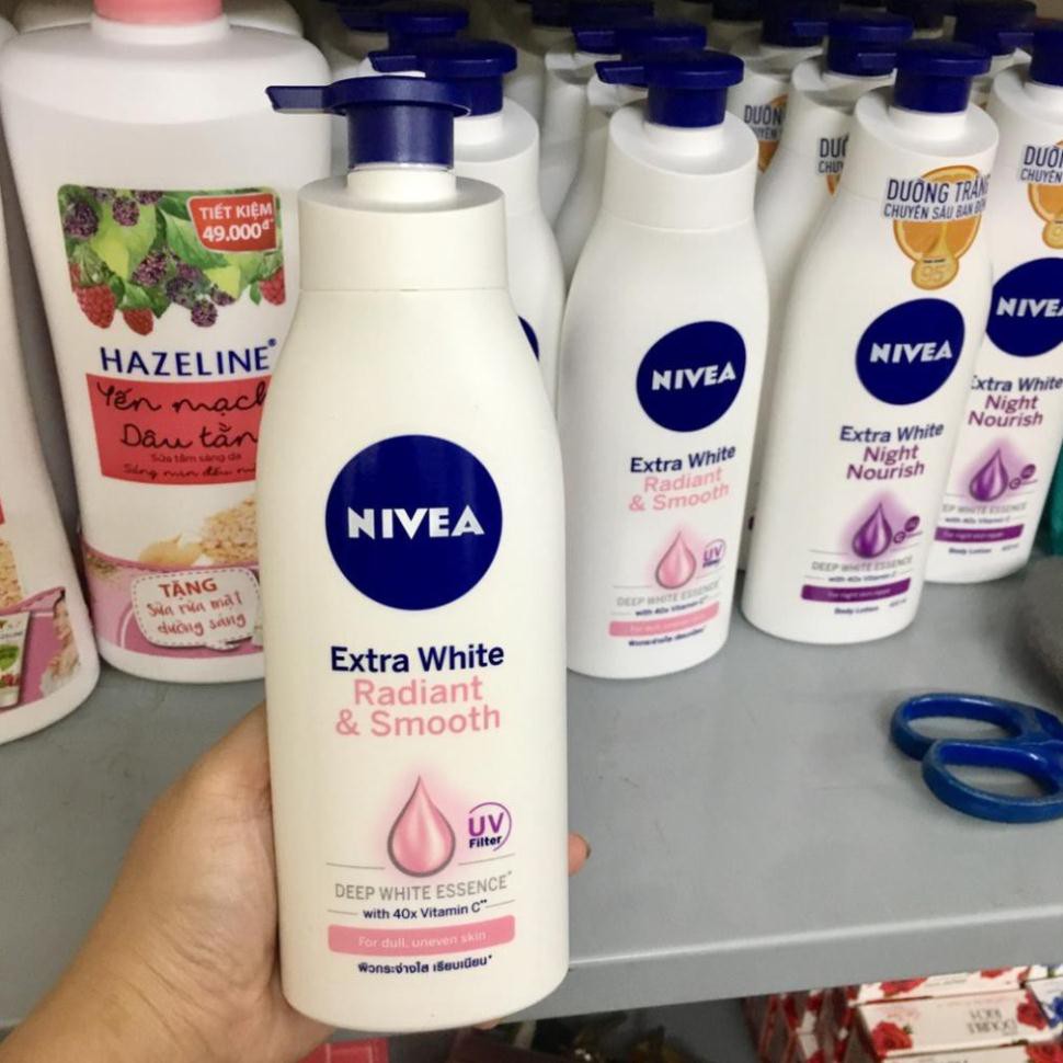 Sữa dưỡng thể dưỡng da trắng mịn Nivea (400ml - Ban ngày)