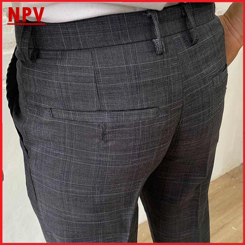 Quần âu nam kẻ sọc NPV chất vải cotton cao cấp , chuẩn thiết kế hàn quốc, cực tôn dáng, lịch sự, trẻ trung | BigBuy360 - bigbuy360.vn