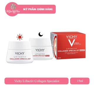 Kem Dưỡng Chống Lão Hóa, Làm Săn Chắc Da Vichy Liftactiv Collagen Specialist Mini 15ml