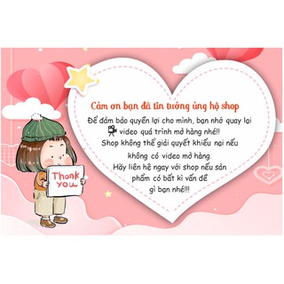 20 Tem dán nhắc khách quay video mở hàng (có sẵn keo mặt sau)