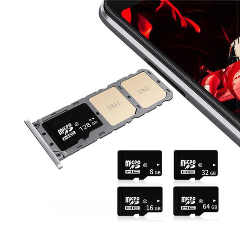 Thẻ Nhớ Micro Tf Sd Hc Class 10 Dành Cho Điện Thoại Di Động 80mb / S 8 / 16 / 32 / 64gb