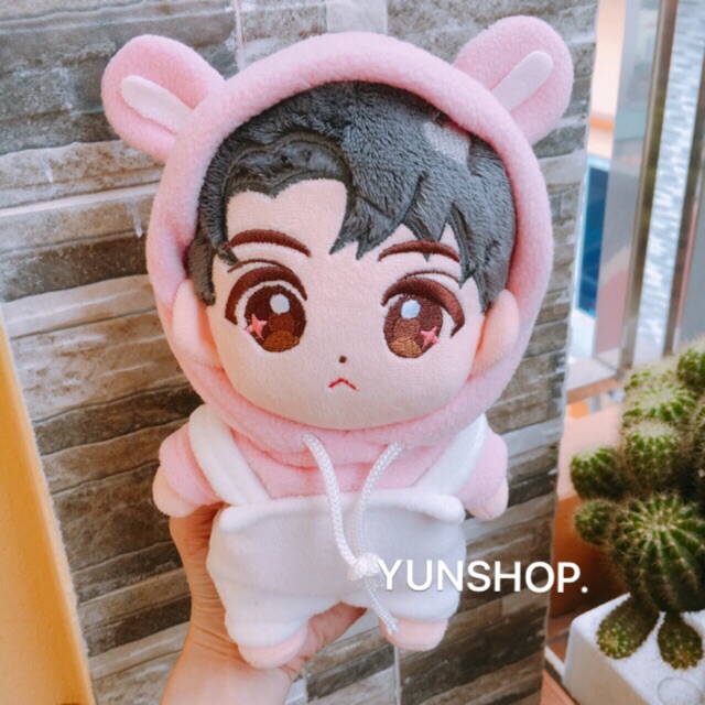 Bộ áo yếm xinh cho doll 15-20cm