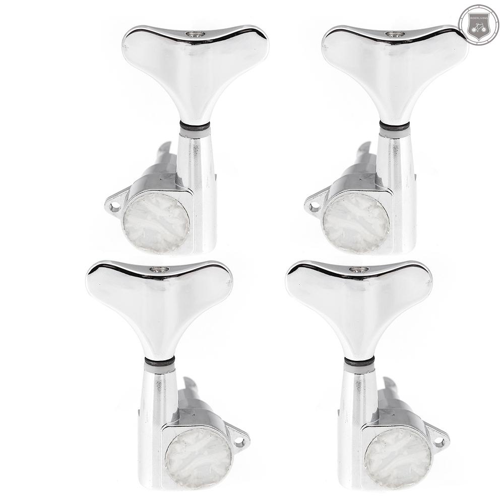 Set 4 Đầu Chốt Vặn Điều Chỉnh Dây Đàn Guitar Bass 2l + 2r