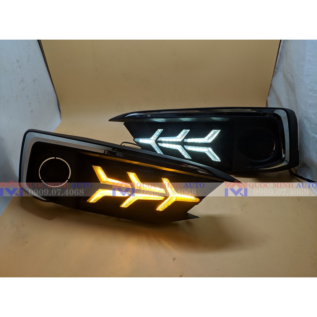 Đèn gầm cho Honda Civic 2019 mẫu Lampor xinhan chạy
